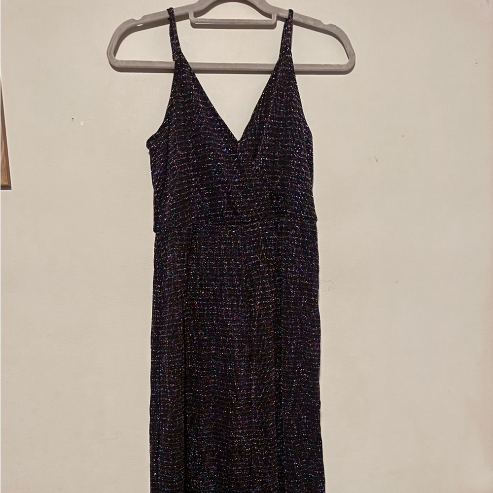 GUC Wild Fable Multicolor Metallic Sleeveless Jumpsuit - Picture 2 of 12